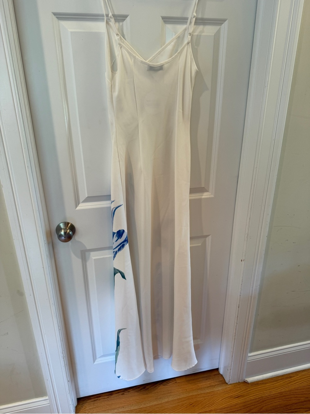 With Harper Lu Azure Tulip Slip Maxi Dress NWT XS - Picture 5 of 10